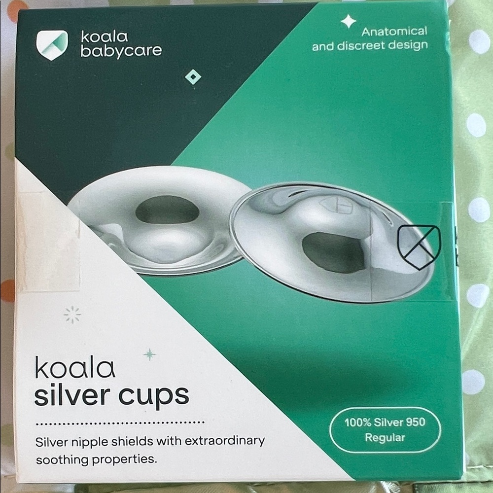 BNIB Silver Nipple Shields